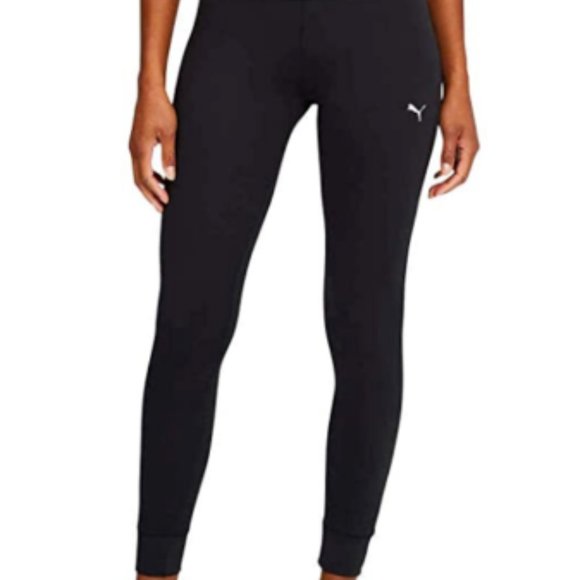 Puma Ladies' Tight Jogger Cuffs W/ Drawstring Puma Cat Logo - Picture 2 of 8